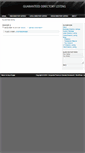Mobile Screenshot of guaranteeddirectorylisting.com