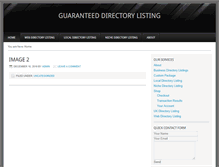 Tablet Screenshot of guaranteeddirectorylisting.com